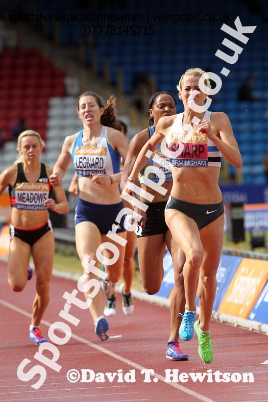 Womens 800 metres, Sainsbury's British Champs, Alexander Stadium, Birmingham. Photo: David T. Hewitson/Sprts for All Pics